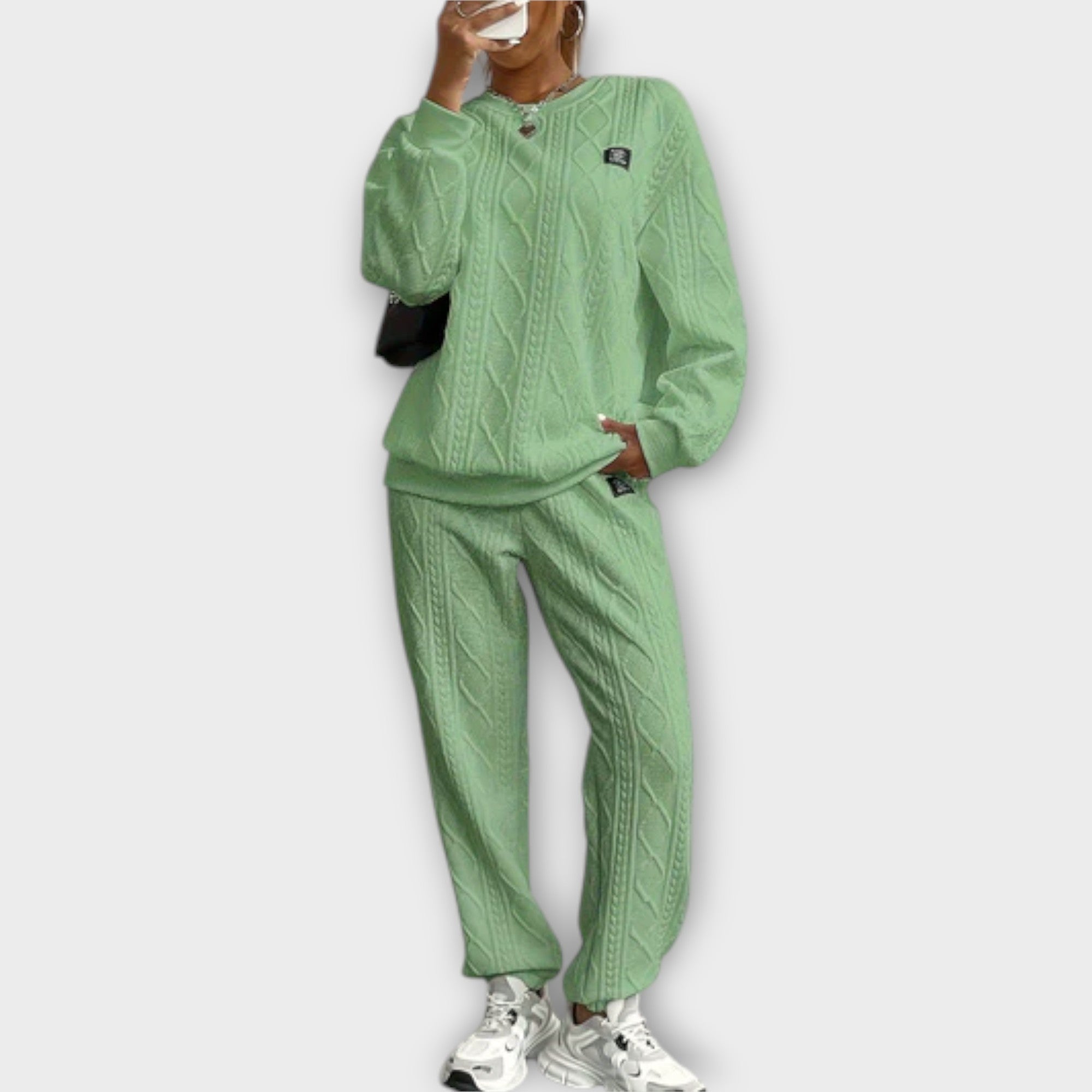 Róisín - Cozy Casual Ensemble - Charlotte & Willow, detail
