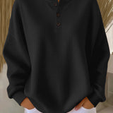 Elizabeth | Cozy Waffle Knit Henley