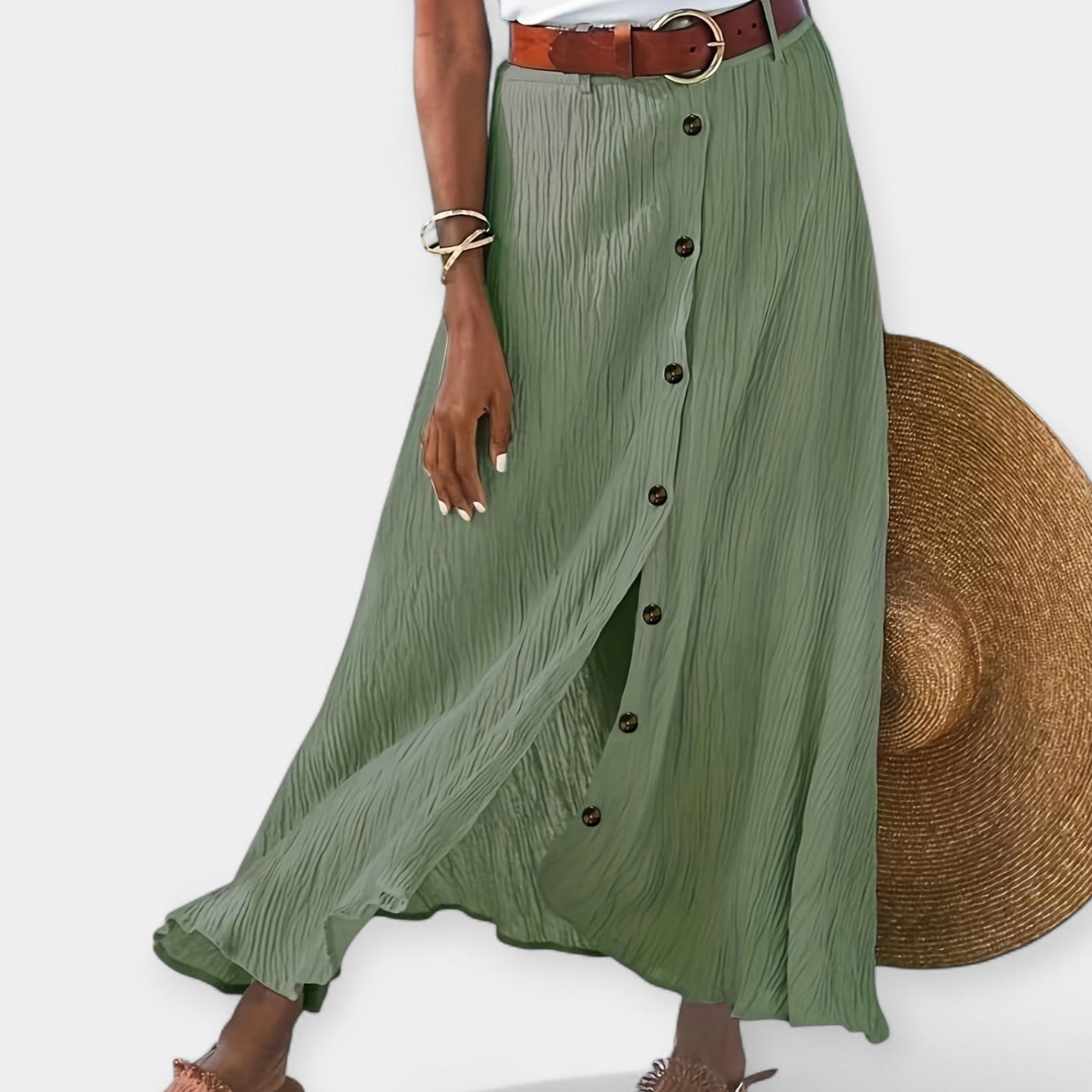 Blánaid - Sophisticated Maxi Skirt - Charlotte & Willow, product photo 7