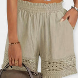 Justine - Chic Lace Shorts