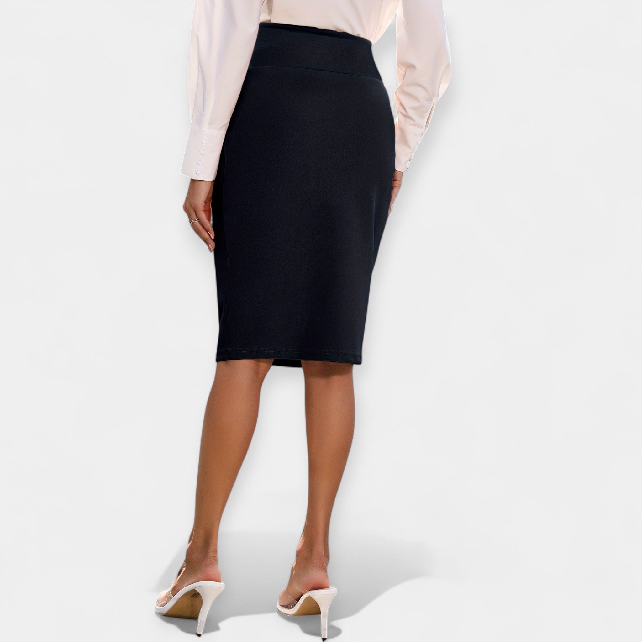 Aoibheann - Chic Midi Skirt - Charlotte & Willow, front