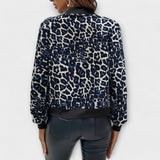 Margot - Chic Leopard Print Jacket