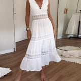 Aurélie™ | Elegant Lace Dress with V-Neck