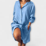 Inès - Chic Linen Blouse
