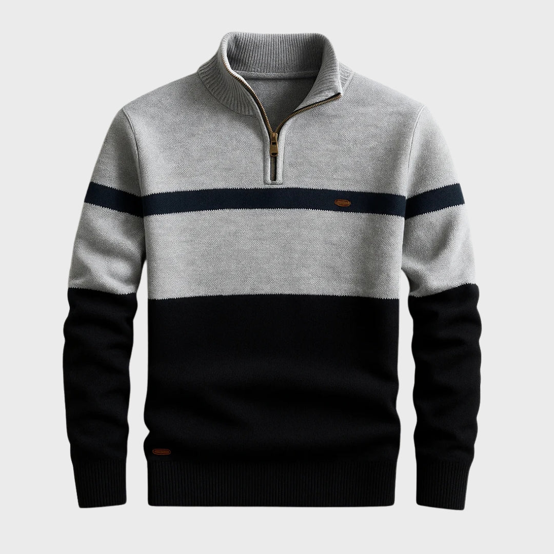 Cian Chic Zip Up Sweatshirt - Charlotte & Willow, detail