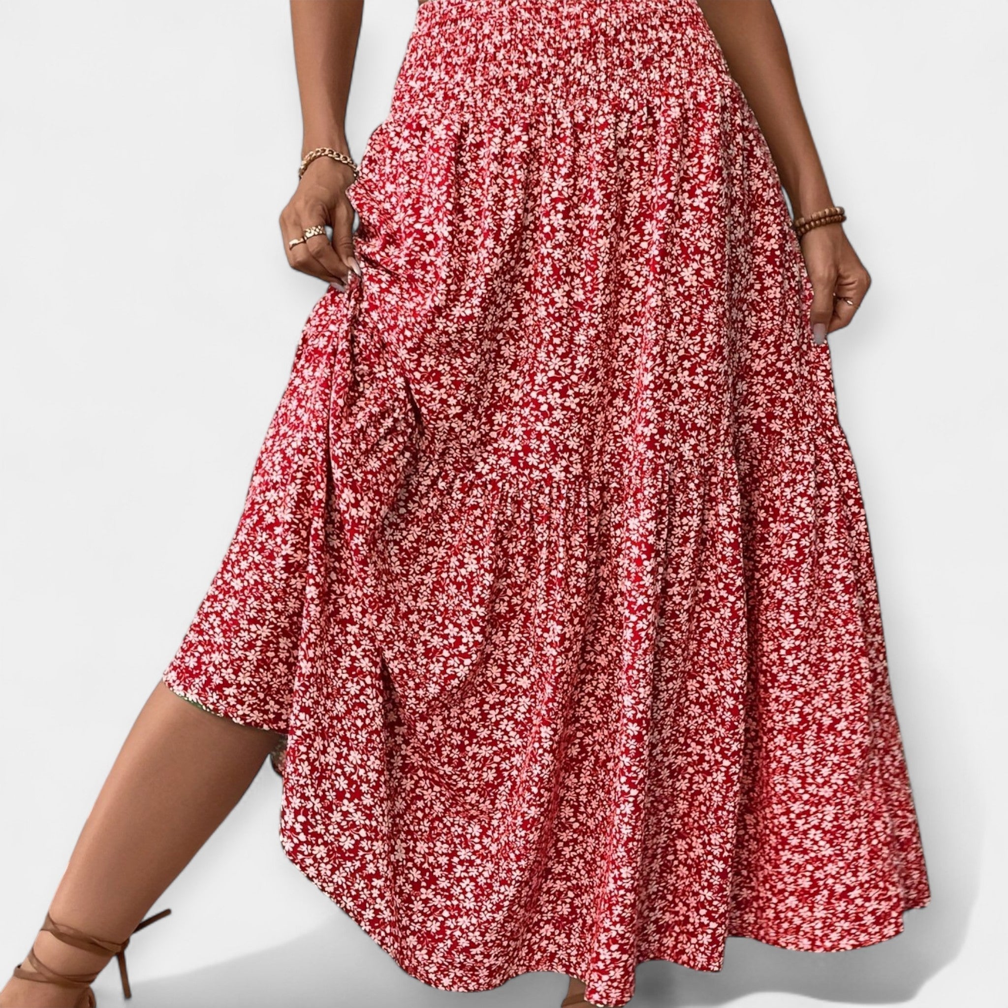 Órlaith - Stretchy Floral Skirt - Charlotte & Willow