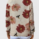 Madis | Elegant Floral Sweater