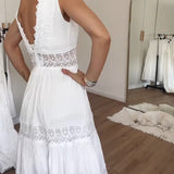 Aurélie™ | Elegant Lace Dress with V-Neck