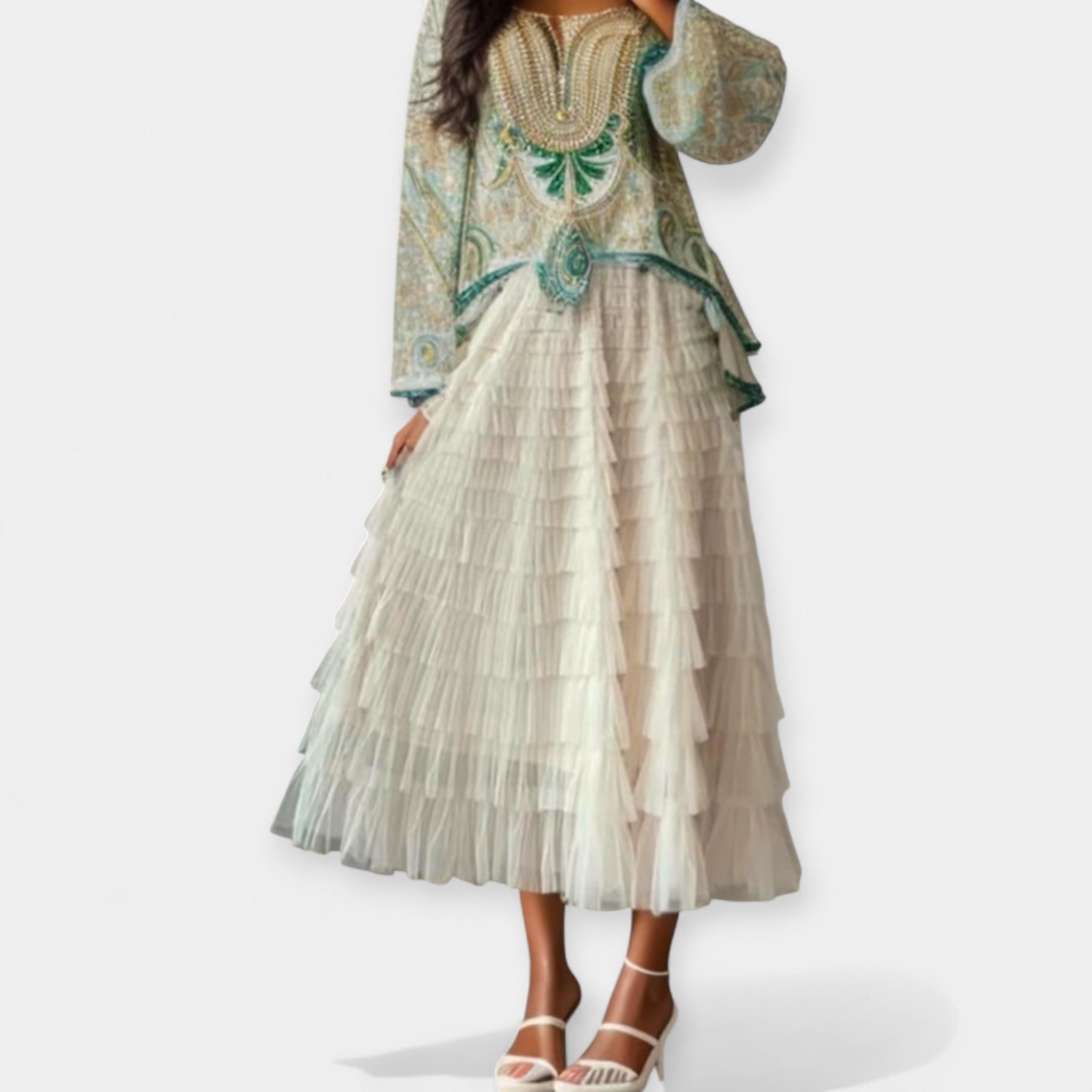 Aoibhe - Chic Midi Skirt - Charlotte & Willow, product photo 7