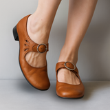 Sarah - Leather Orthopedic Heels
