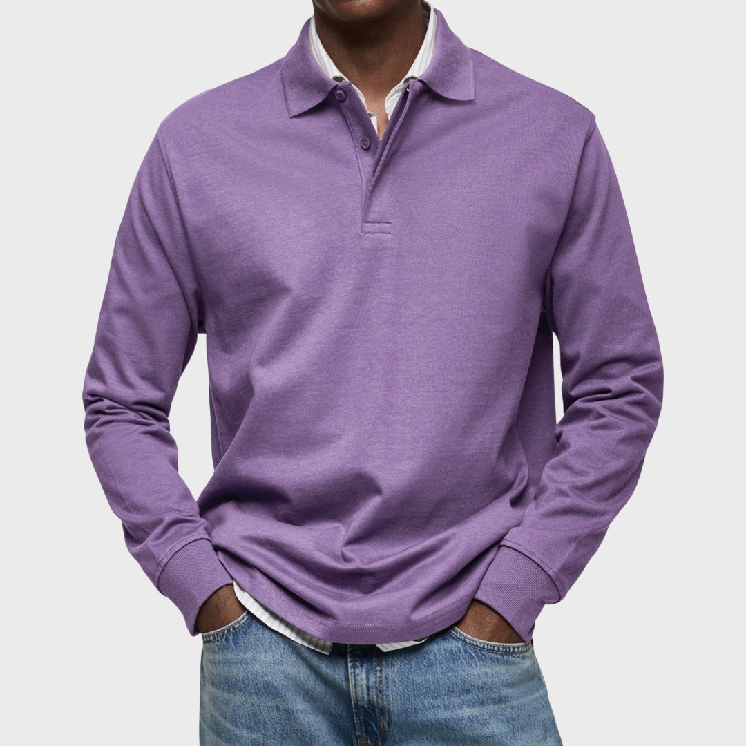 Tadhg Sophisticated Chic Polo - Charlotte & Willow, side view