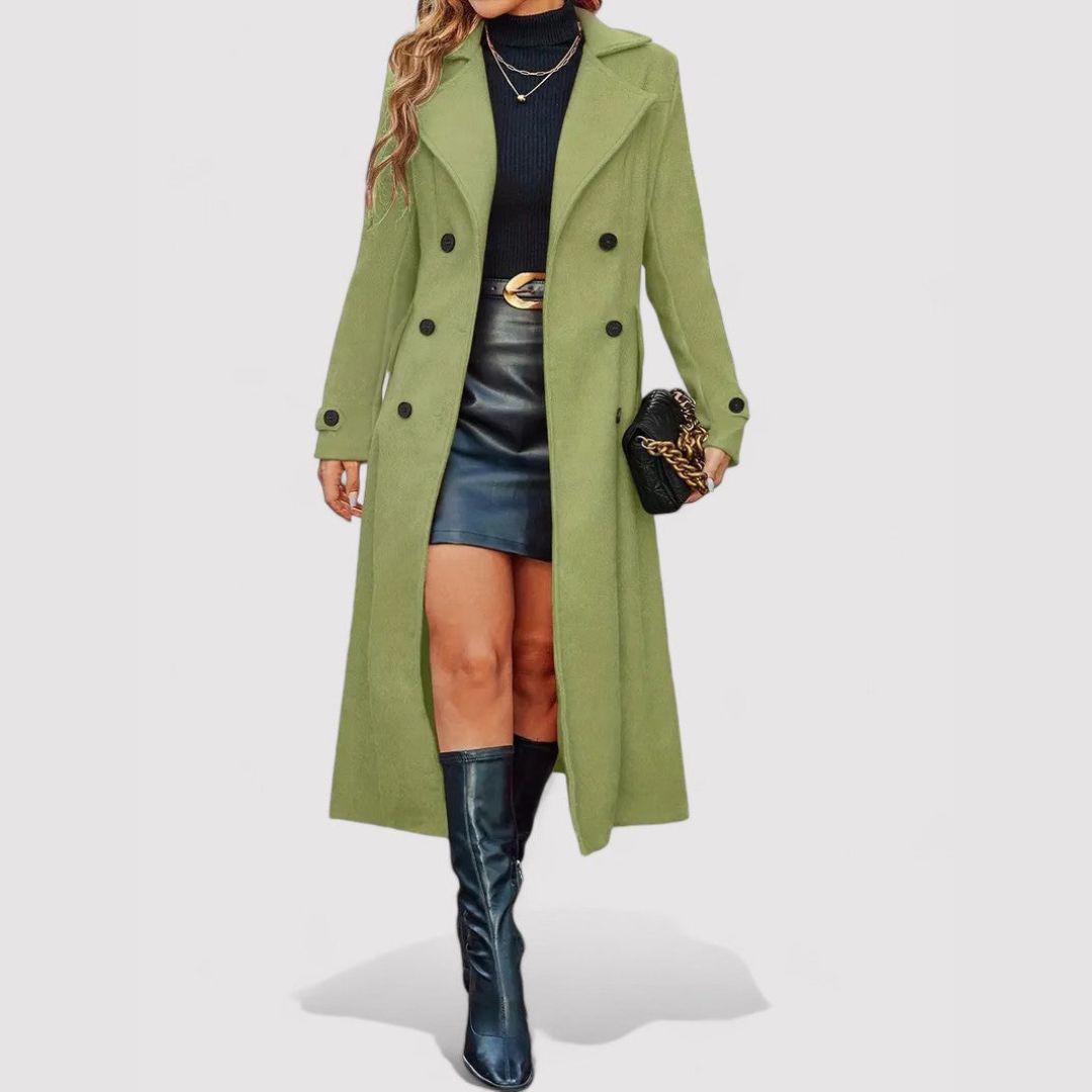 Inès - Elegant Tailored Coat - Charlotte & Willow, product photo 9
