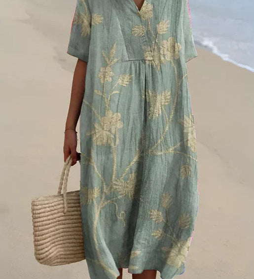 Bláithín - Chic Geometric Dress - Charlotte & Willow, styled look