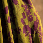 Brighid Botanical Print Dress - Charlotte & Willow, side view