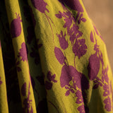 Brighid Botanical Print Dress - Charlotte & Willow, side view