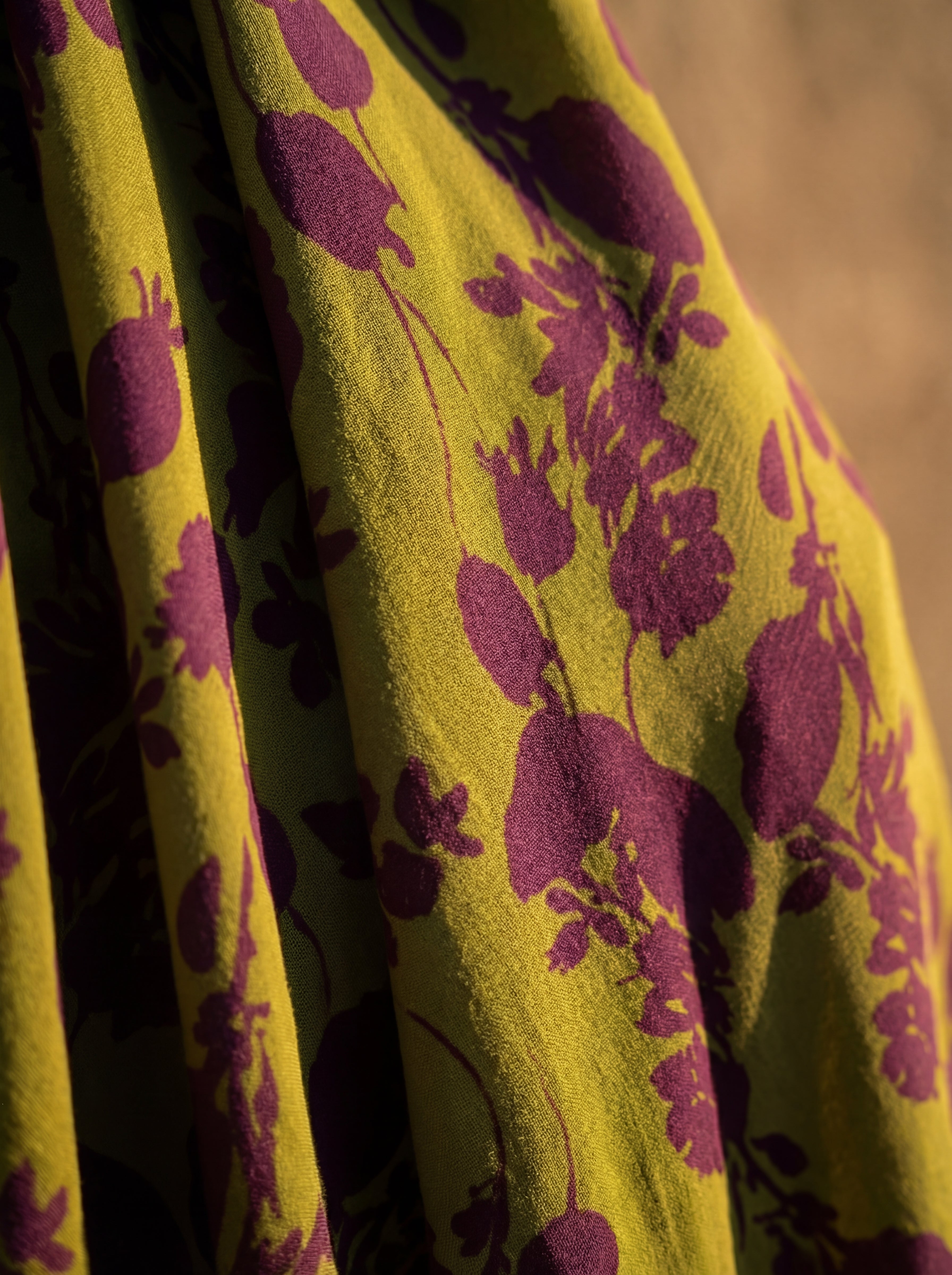 Brighid Botanical Print Dress - Charlotte & Willow, side view