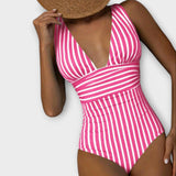 Inès - Chic Striped Swimwear