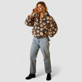 Valentine's Day Oversized Floral Sweatshirt