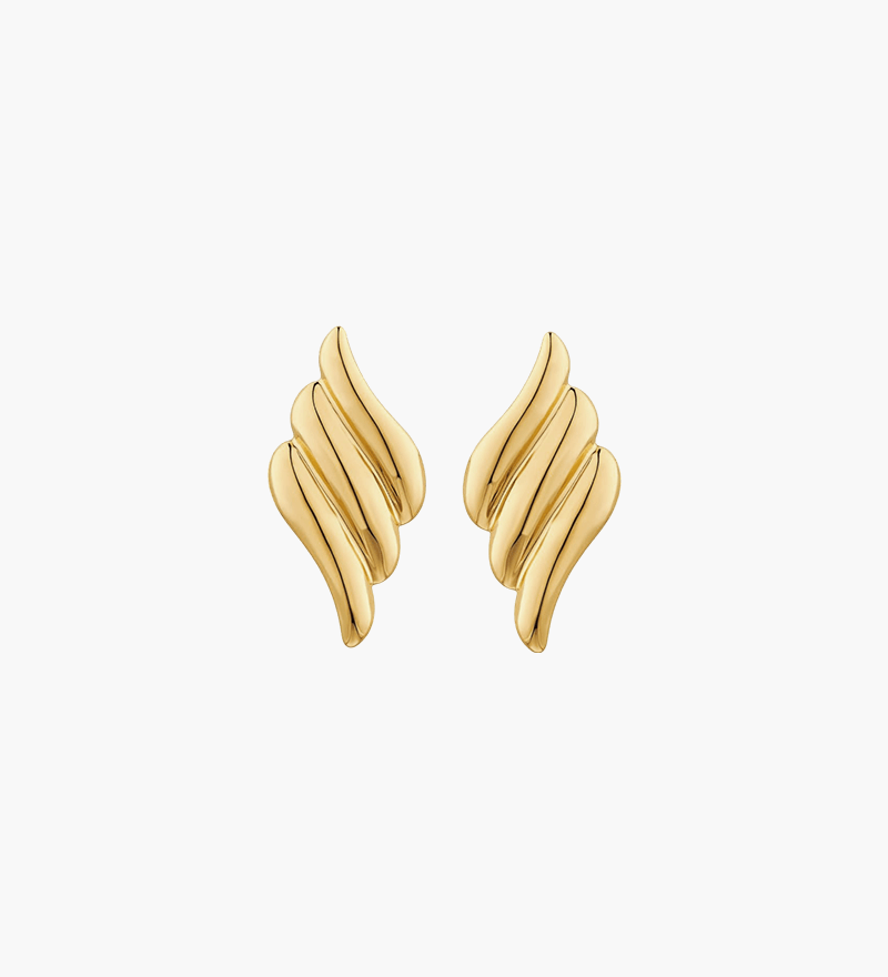 Aoife - Celestial Angel Earrings - Charlotte & Willow, styled look