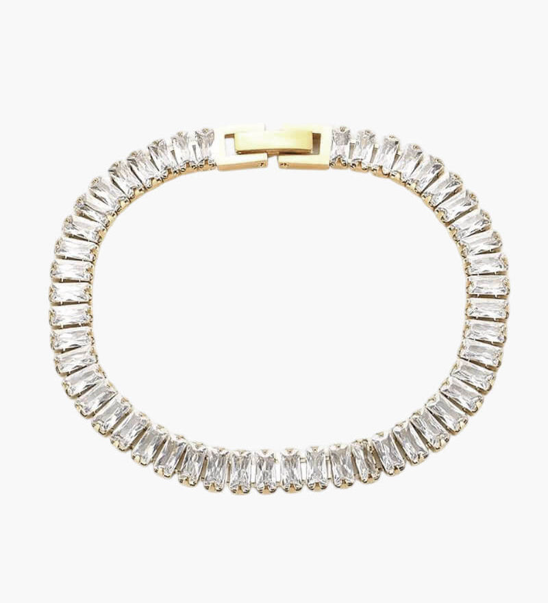 Gráinne - Zircon River Bracelet - Charlotte & Willow, detail