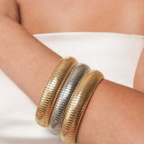 Anaïs - Gold Striped Bracelet