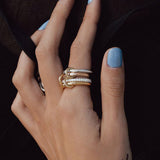 Justine - Stylish Gold Ring