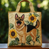 Bolsa Floral Artesanal Pastor Alemán