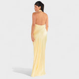 Gaëlle - Satin Halter Neck Dress