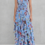 Orlaith Halter Neck Long Dress - Charlotte & Willow, front view