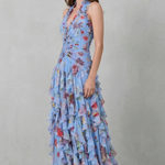 Orlaith Halter Neck Long Dress - Charlotte & Willow, styled look