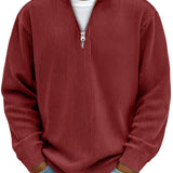 Jonas | Curduroy Zip Up Sweater