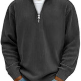 Jonas | Curduroy Zip Up Sweater