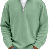 Jonas | Curduroy Zip Up Sweater