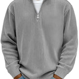 Jonas | Curduroy Zip Up Sweater