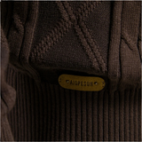 Justine - Cozy Argyle Knit Cardigan