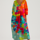 Valentine's Day Floral Maxi Dress
