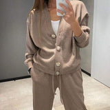 Chase | Women’s Knit Set with Cardigan and Pants