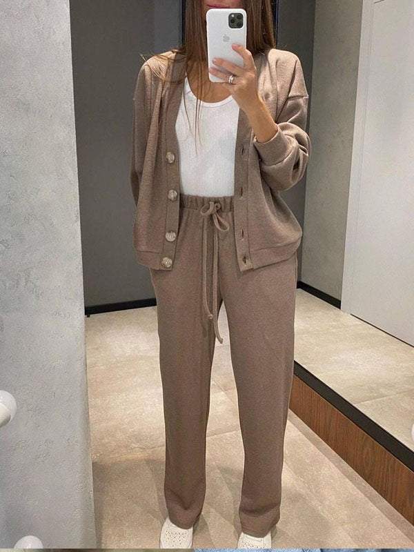 Chase | Women’s Knit Set with Cardigan and Pants