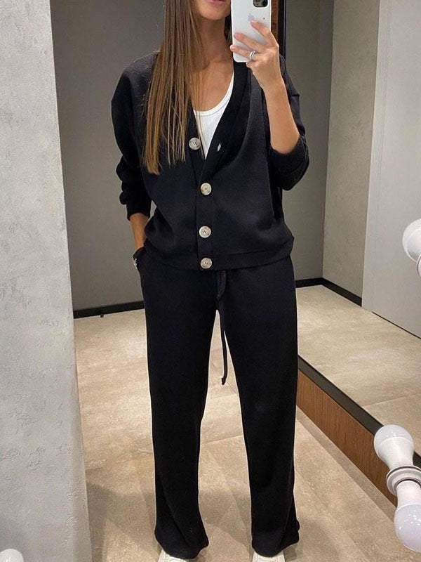 Chase | Women’s Knit Set with Cardigan and Pants