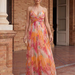 Muirne Floral Print Maxi Dress - Charlotte & Willow
