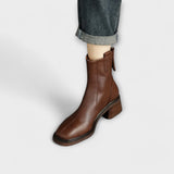 Anaïs - Chic Leather Ankle Boots