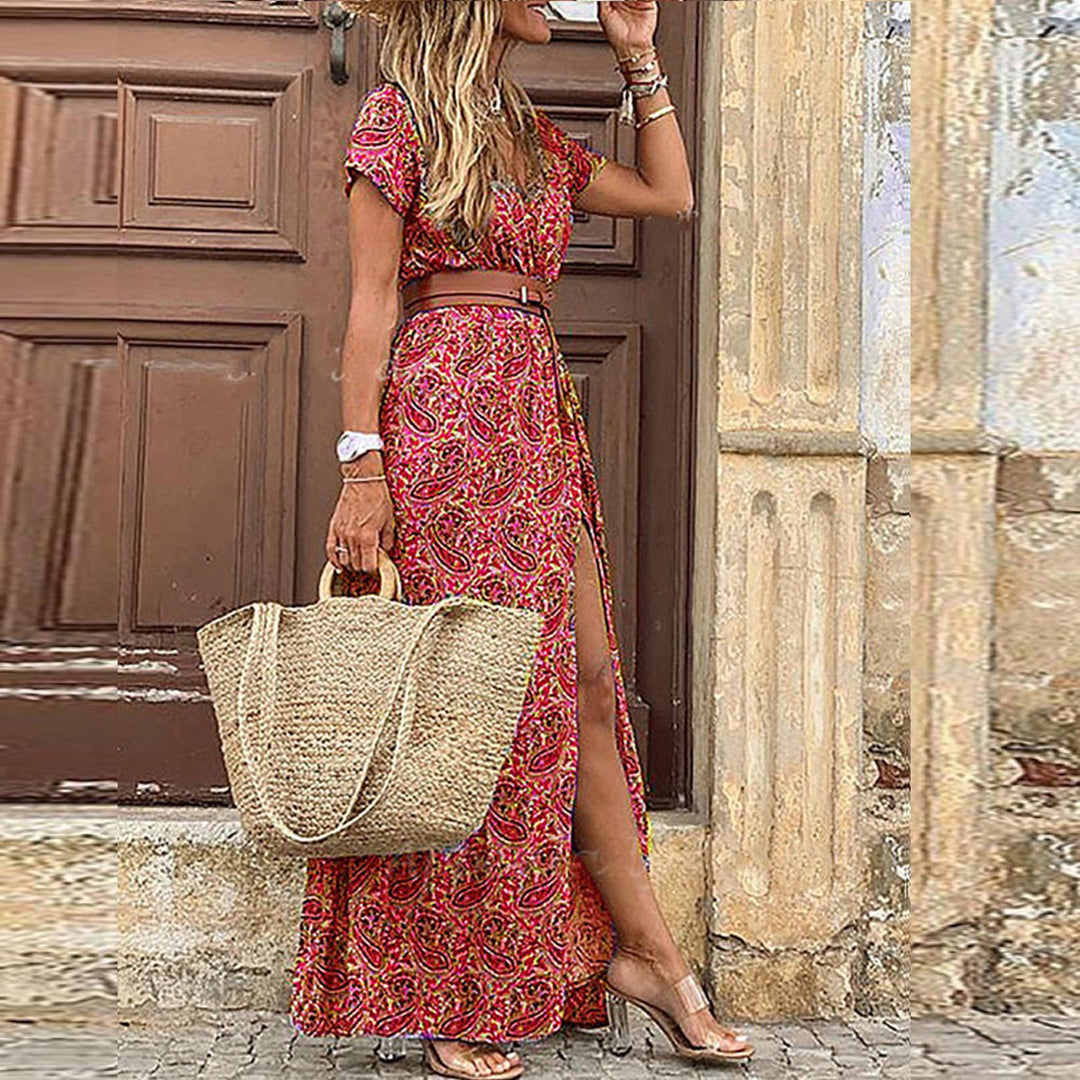 Anaïs - Stretchy Maxi Dress - Charlotte & Willow, styled look