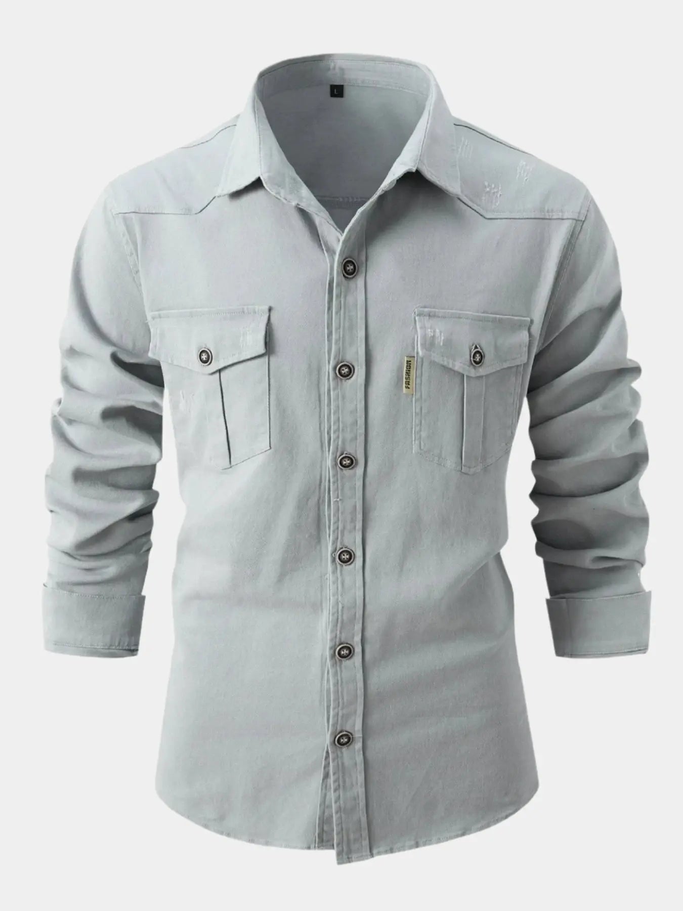 Anaïs - Chemise Denim Élégante