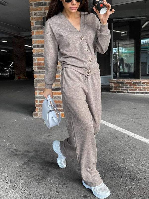Chase | Women’s Knit Set with Cardigan and Pants