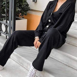 Chase | Women’s Knit Set with Cardigan and Pants