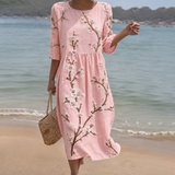Floral Embroidery Dress - Sylvie Collection