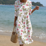 Nicole - Floral Embroidery Dress