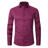 Justine - Tailored Long Sleeve Slim Fit Shirt