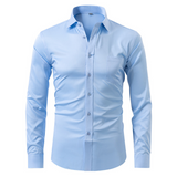 Justine - Tailored Long Sleeve Slim Fit Shirt
