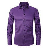 Justine - Tailored Long Sleeve Slim Fit Shirt